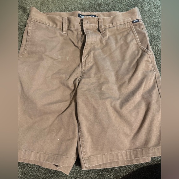 Vans Other - Vans Men's Tan Flat Front Shorts